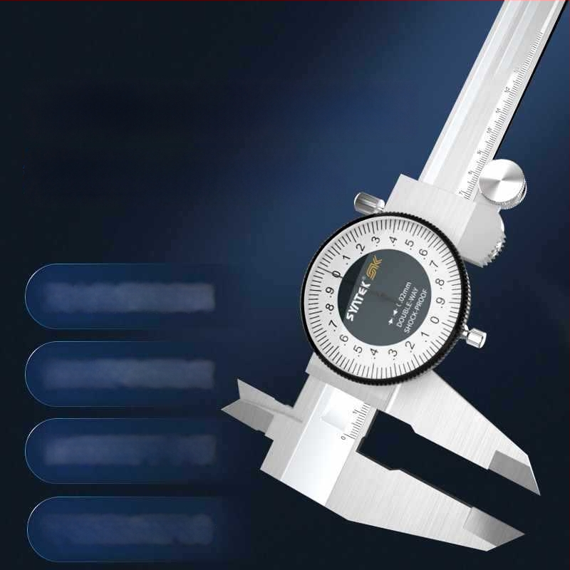 Tolómérő dial kijelzővel, ipari minőségű rozsdamentes acél