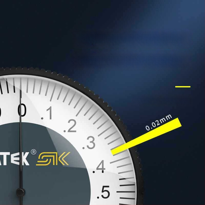 Tolómérő dial kijelzővel, ipari minőségű rozsdamentes acél