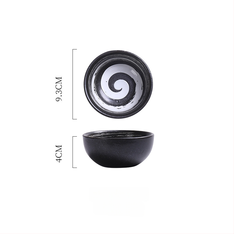 Keraamiline kauss, jaapani stiilis, ümmargune kuju, mikrolaineahjus sobiv, alglazuurvärv