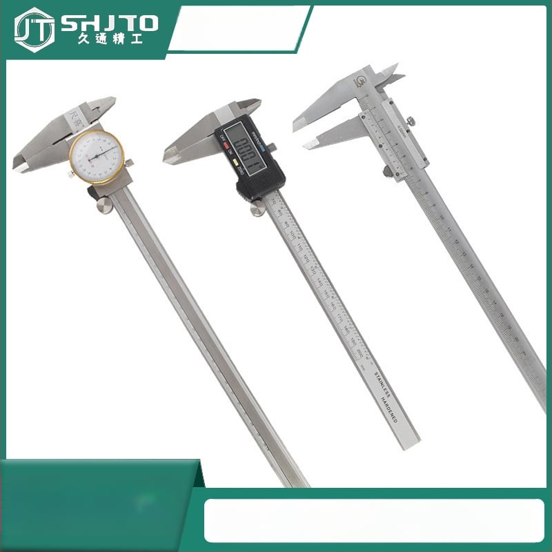 Jiutong Tools Skaitmeninis vernier kaliperis su LCD ekranu, matavimo diapazonas 0-150/200/300 mm