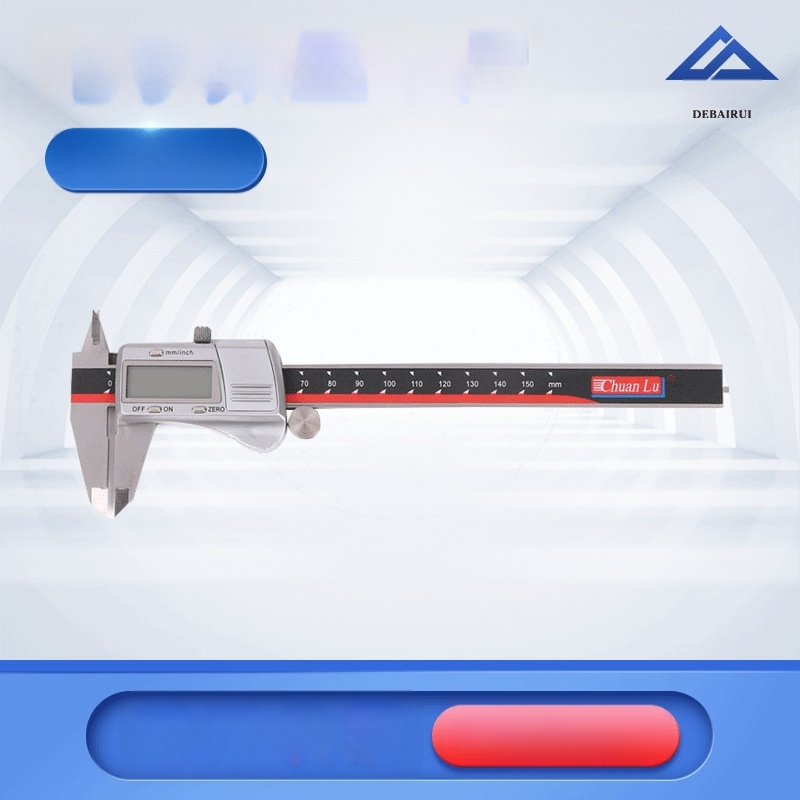 Guanglu Skaitmeninis kalipras su gylio matavimo strypu, atsparus dėvėjimui nerūdijančiam plienui, skaitmeninis ekranas, aukšta tikslumas