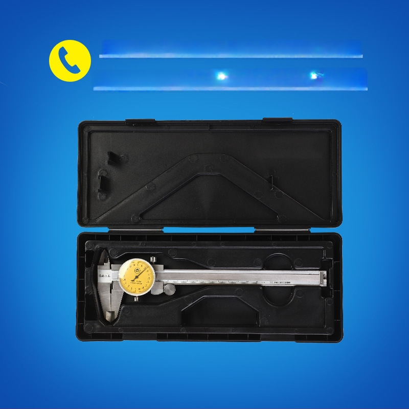 Κουτί Vernier caliper τύπου V, μοντέλο XF-02, ABS πλαστικό, συσκευασία σε κουτί, κατάλληλο για αποθήκευση εξαρτημάτων υλικού