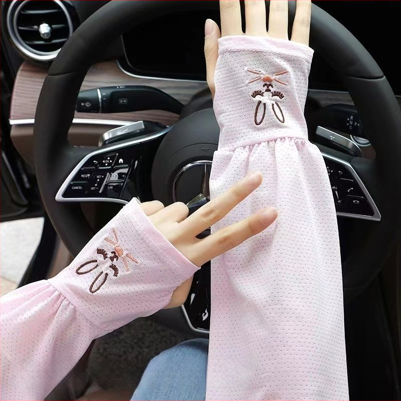 Слънцезащитни ръкави от ice silk за жени, лято, тънки и дишащи, UV защита, модел Yan 280, пролет 2025