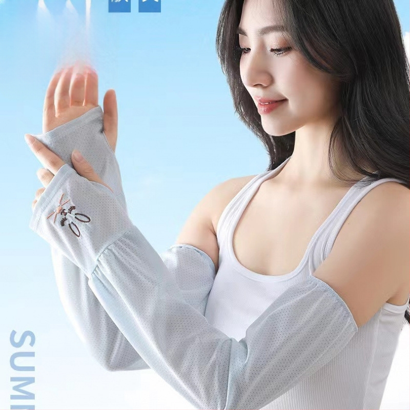 Слънцезащитни ръкави от ice silk за жени, лято, тънки и дишащи, UV защита, модел Yan 280, пролет 2025