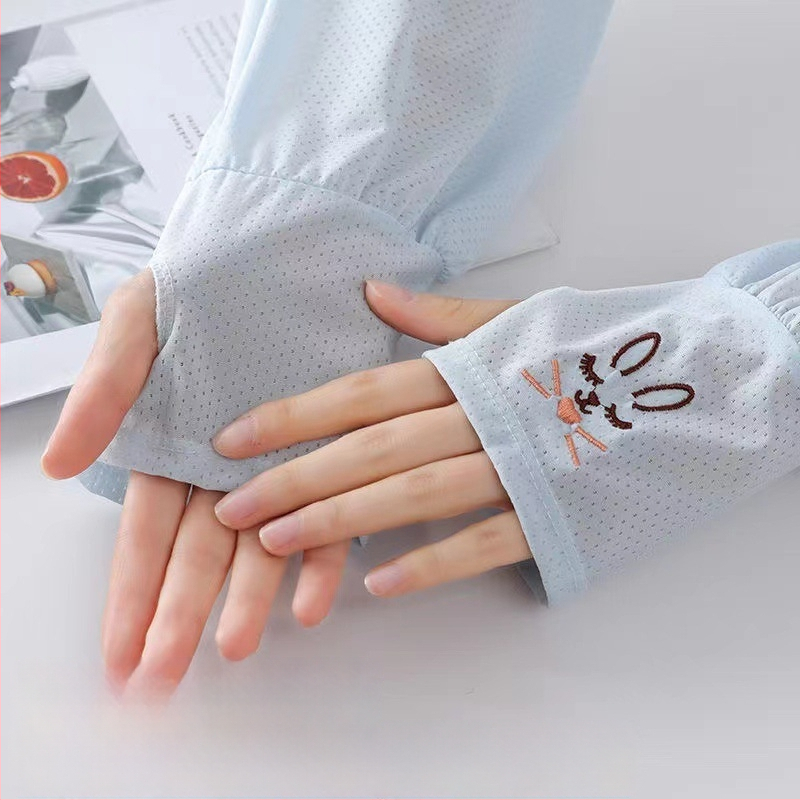 Слънцезащитни ръкави от ice silk за жени, лято, тънки и дишащи, UV защита, модел Yan 280, пролет 2025