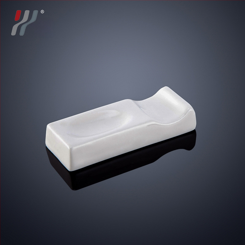 Portselani chopsticks'i hoidik ja lusikahoidja hotellide ja restoranide lauanõude jaoks — alglazuurviimistlus, kohandatav, Yayu Ceramics