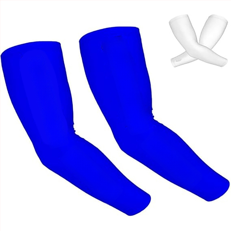 Лятни ръкавни маншети с UV защита, млечна коприна и полиестер (>96% съдържание), тънки и леки, за колоездене, с подложка за лакътя