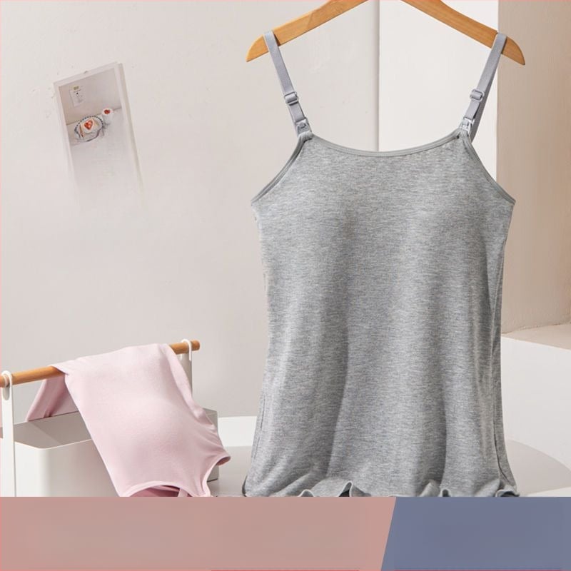 Imetamise top modaalist, emaduse ja imetamise jaoks, suvine kerge stiil, õlaääred, 3/4 varrukad