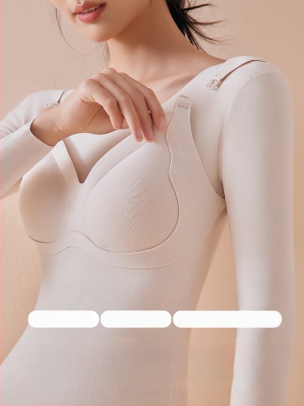 Бременна кърмеща топ база слой с открит достъп за кърмене, есенно-зимна топла дреха, Slim fit, 3/4 ръкави, кръгло деколте, полиестер над 95%