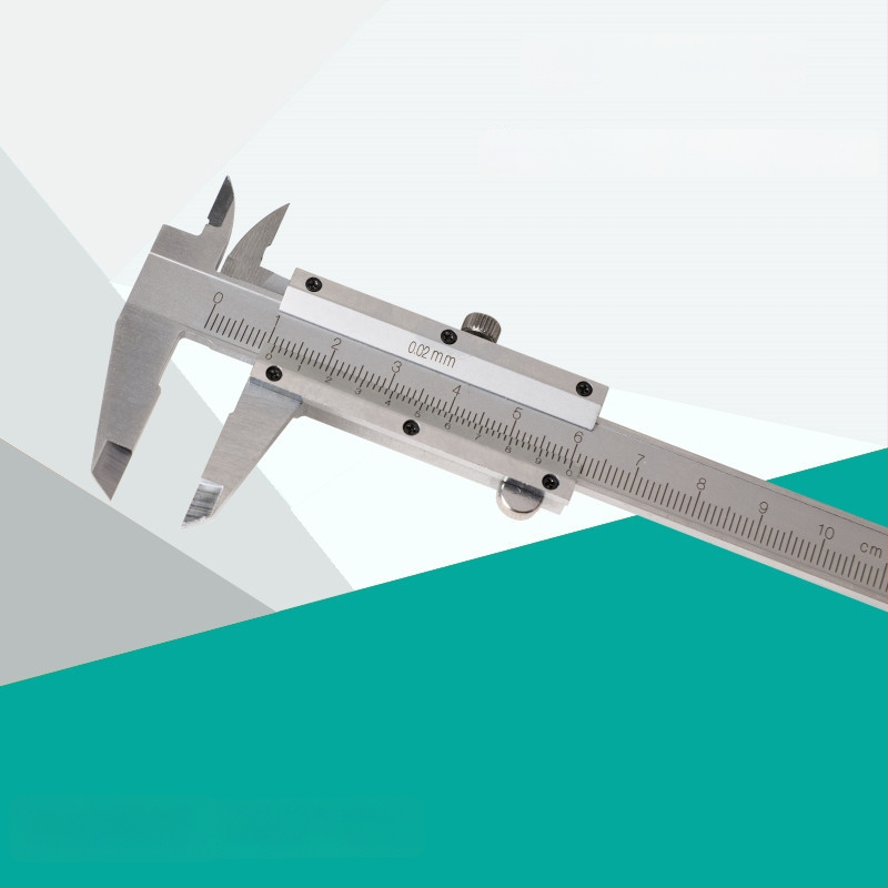 Vernier tolómérő, ipari minőségű mechanikus, 0-100 mm tartomány