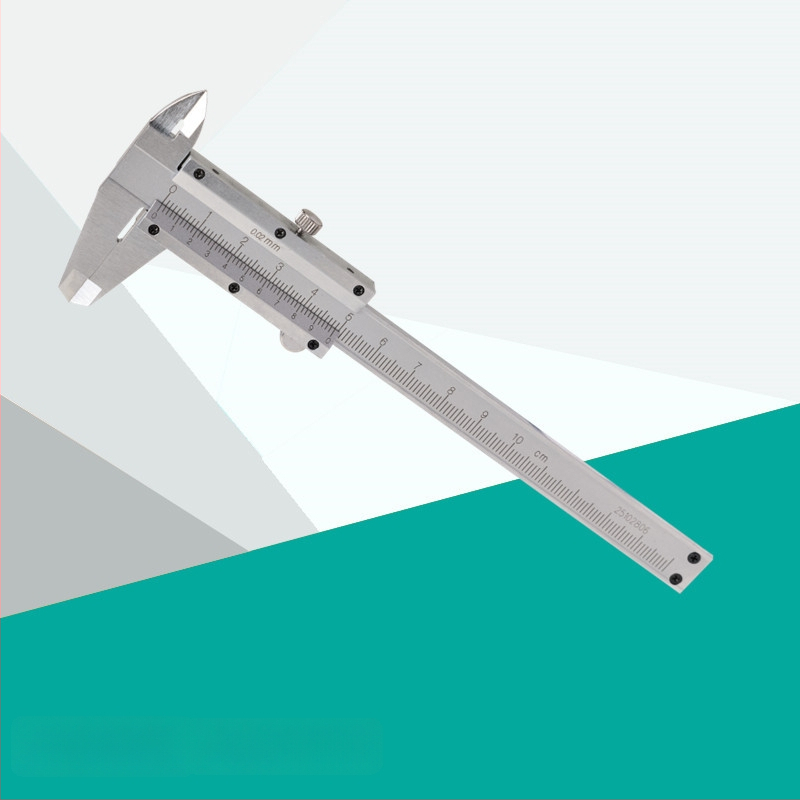 Vernier tolómérő, ipari minőségű mechanikus, 0-100 mm tartomány