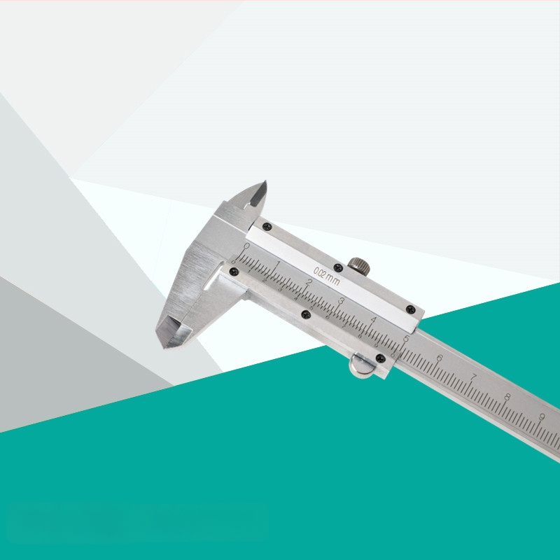 Vernier tolómérő, ipari minőségű mechanikus, 0-100 mm tartomány