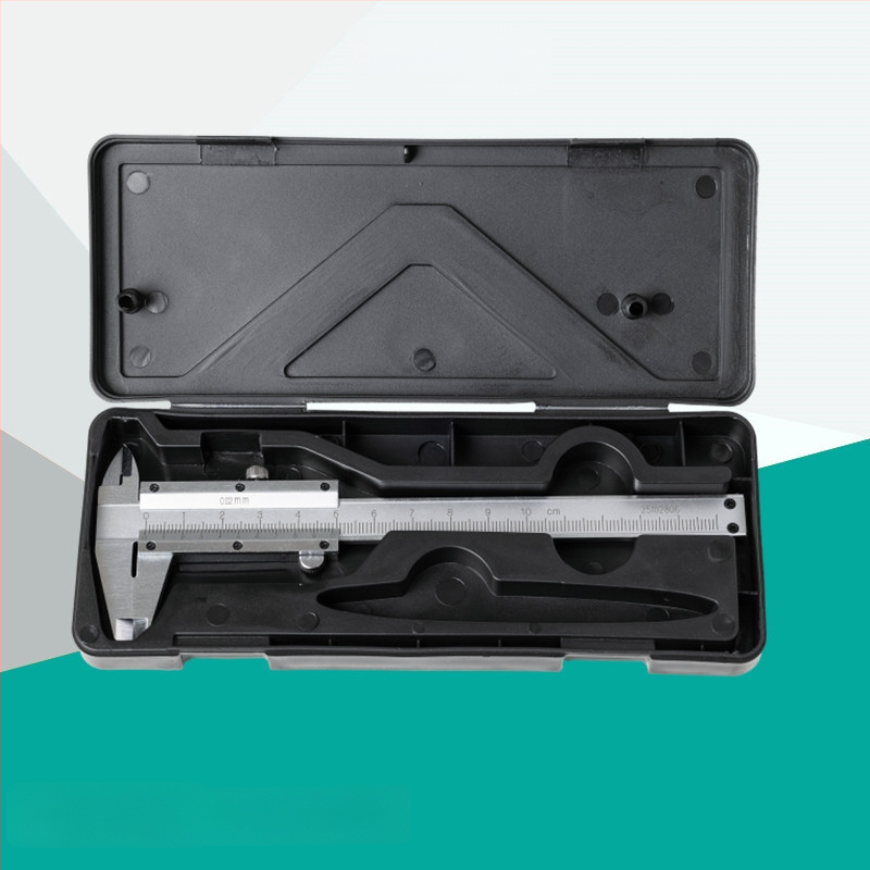 Vernier tolómérő, ipari minőségű mechanikus, 0-100 mm tartomány