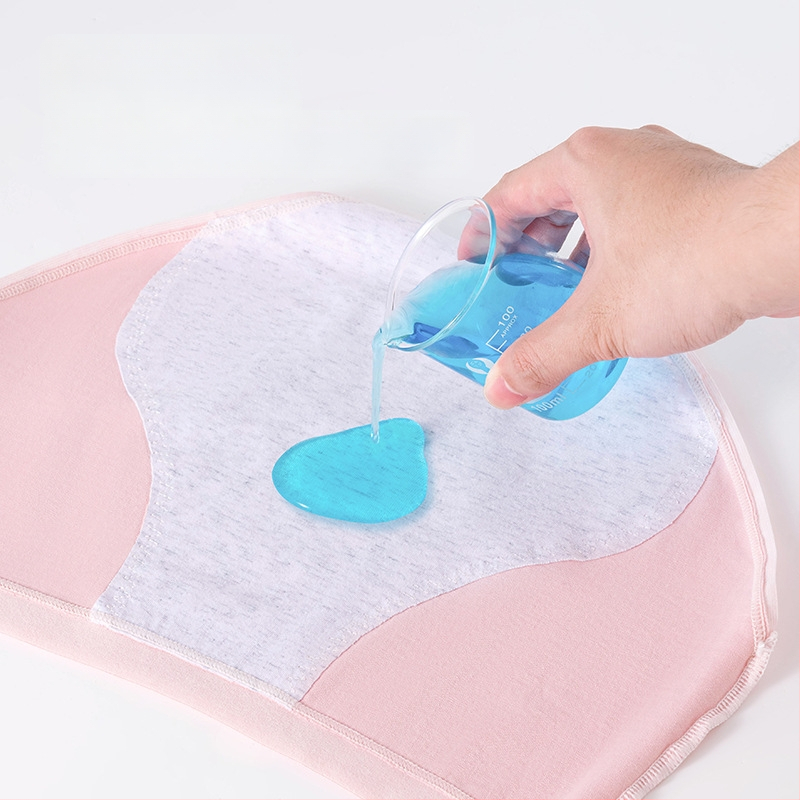 Ženske menstrualne gaće, otporne na curenje, s produženim preponama, visokim strukom, glavni materijal 95% pamuk, podstava 100% pamuk