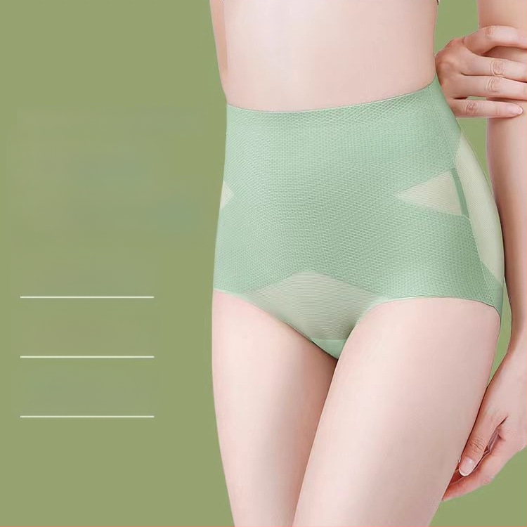 Ženske gaćice s visokim strukom za oblikovanje trbuha, prozračne i antibakterijske, glavni materijal: najlon 70–80%