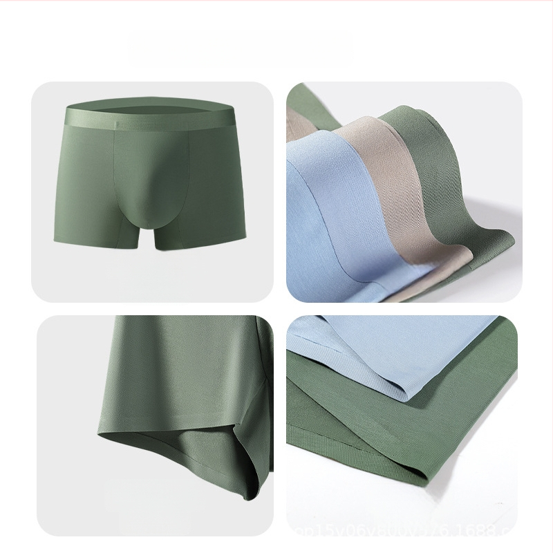 Muške boxerice od modalnog materijala, bezšivne, antibakterijske, sportske, slobodan kroj, upijaju znoj, za tinejdžere, ljeto