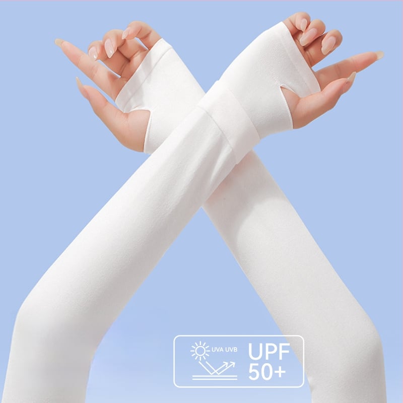 Kefei слънцезащитни ръкавели от ледено-копринена тъкан, нейлон 90–95%, прост стил, пролет 2025