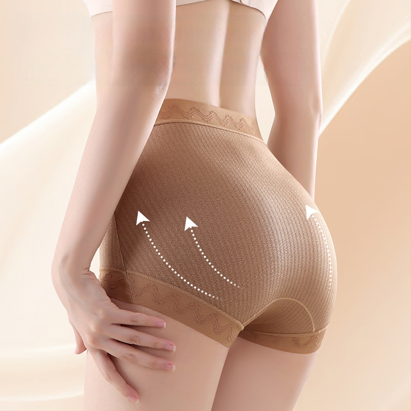 Ženske shapewear hlače s visokim strukom i funkcijom koja reagira na temperaturu, prozračne, elastične, plus size; kontrola trbuha i podizanje stražnjice; glavni materijal - nylon