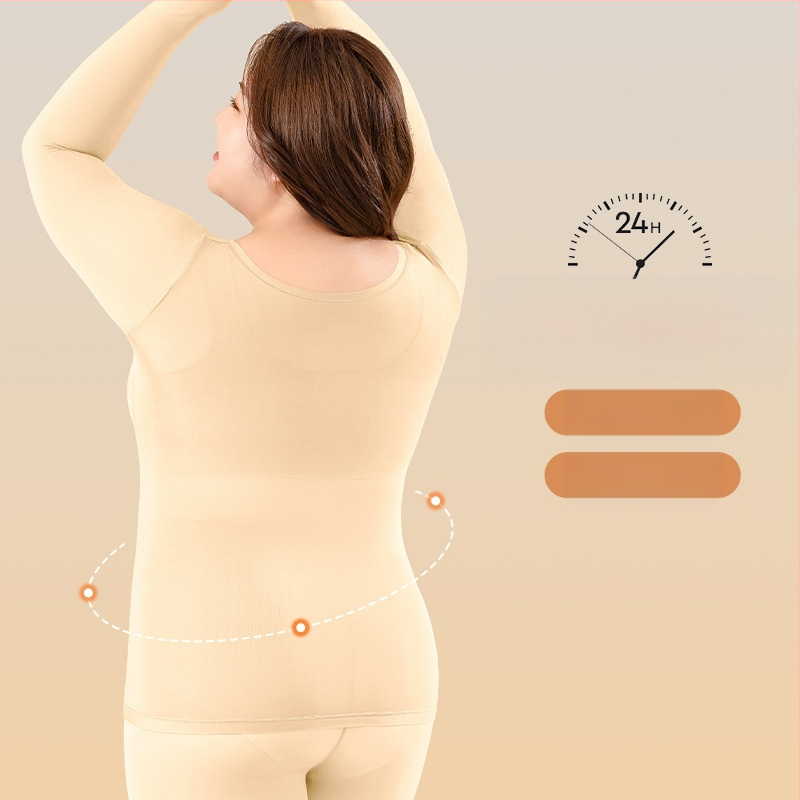 Sieviešu bezšuvju plānais termālais pamatslānis, Nylon/Poliamīds, 78% poliamīds, Slim fit, 141–160 g/m²