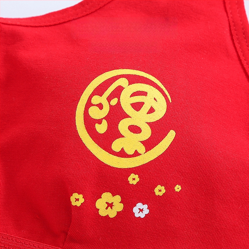 Pamutból készült lányoknak készült melltartó-alsó készlet, karikatúra stílus, 7–12 éveseknek, 90–95% pamut, Y-öv, kupa nélküli