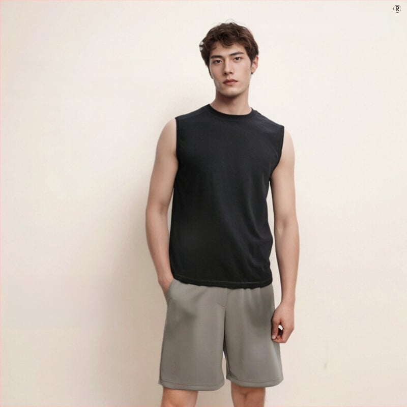 Γιλέκο Merino μαλλί – χωρίς μανίκια, unisex, καλοκαίρι (87% Merino μαλλί)