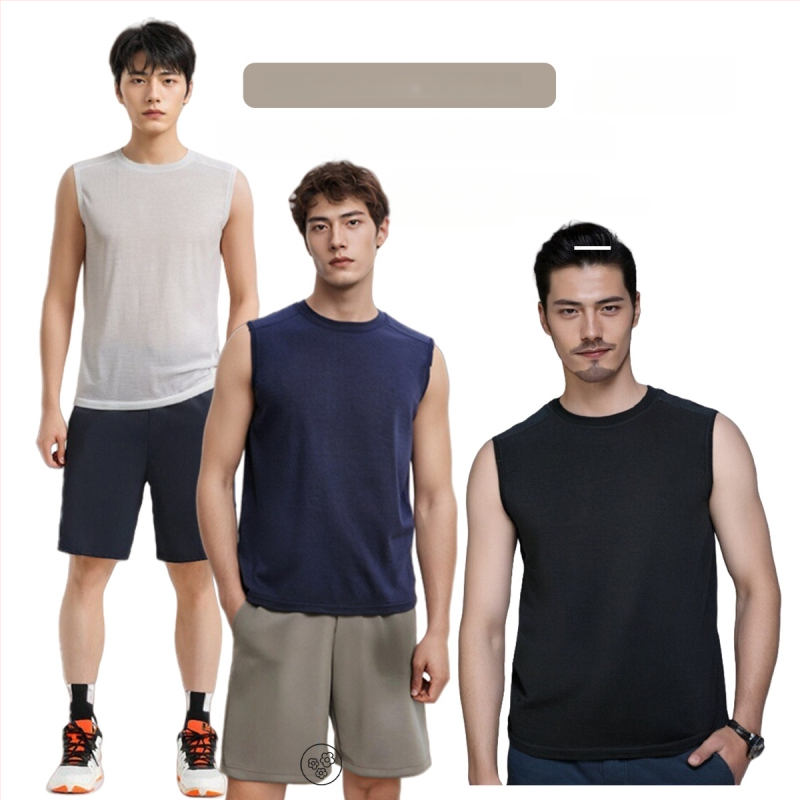 Γιλέκο Merino μαλλί – χωρίς μανίκια, unisex, καλοκαίρι (87% Merino μαλλί)