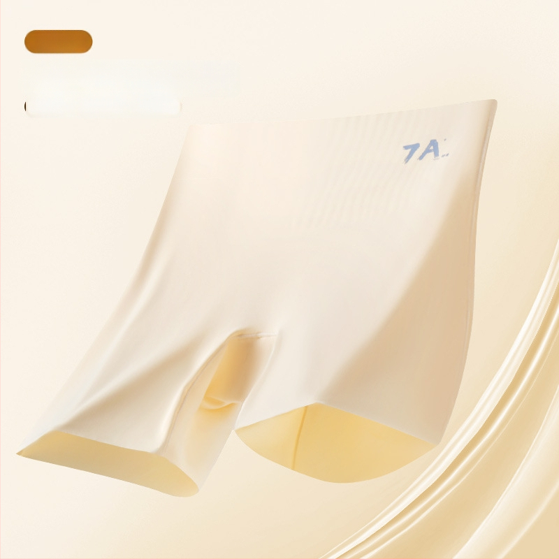 Saugūs šortai su aukštu juosmeniu, antibakterinė įdėklas kirkšnies srityje, kvėpuojantis Jacquard ice silk audinys, 80% nailonas, kirkšnies pamušalas 96% viskozė 4% elastanas