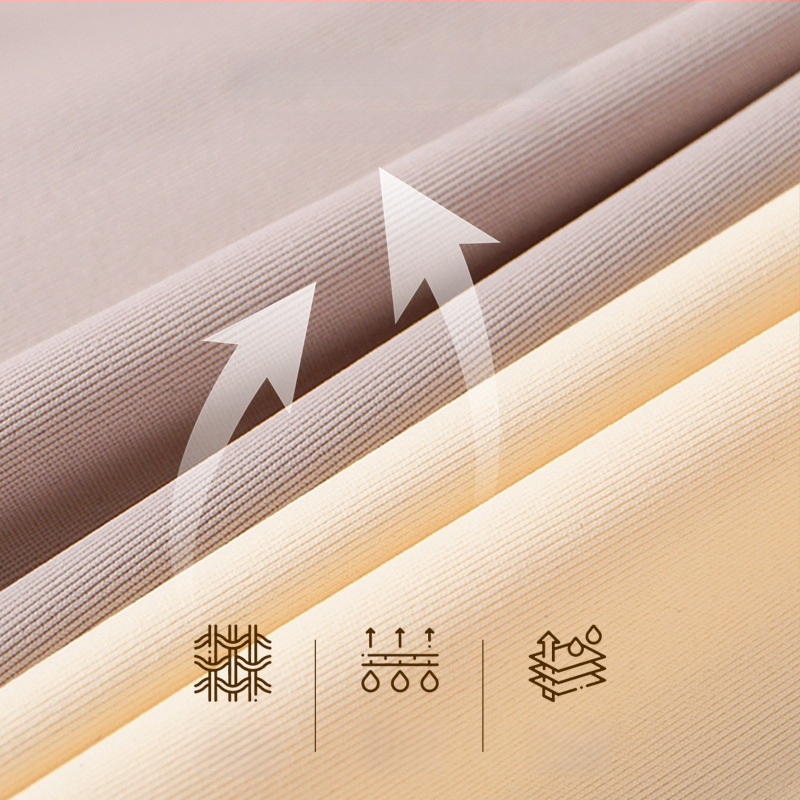 Saugūs šortai su aukštu juosmeniu, antibakterinė įdėklas kirkšnies srityje, kvėpuojantis Jacquard ice silk audinys, 80% nailonas, kirkšnies pamušalas 96% viskozė 4% elastanas