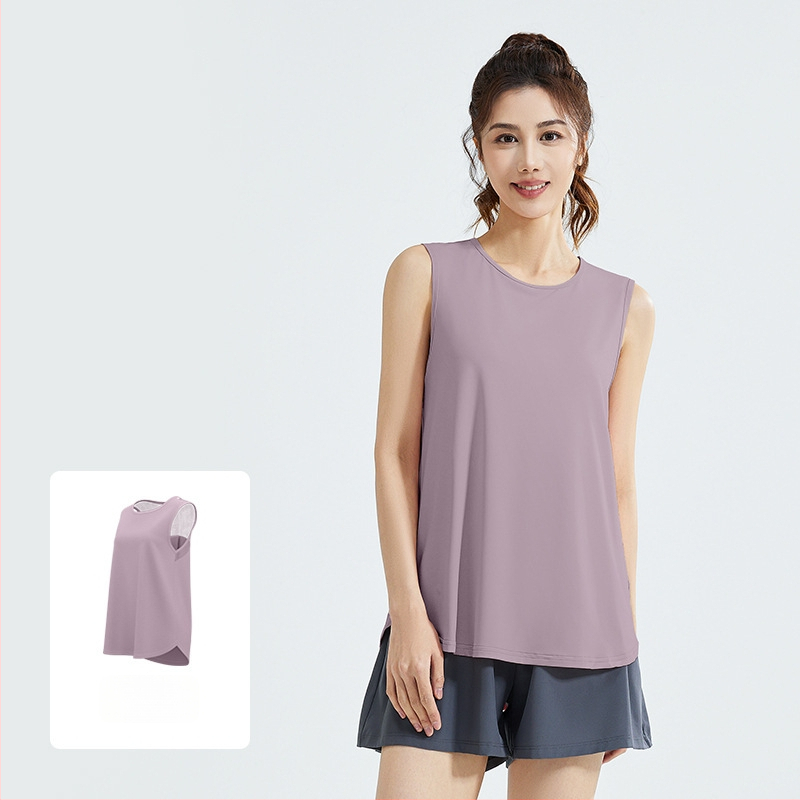 Női lélegző, ujjatlan mellény hálós hátsó résszel, laza szabású; poliészter szálas anyag; 88% poliészter