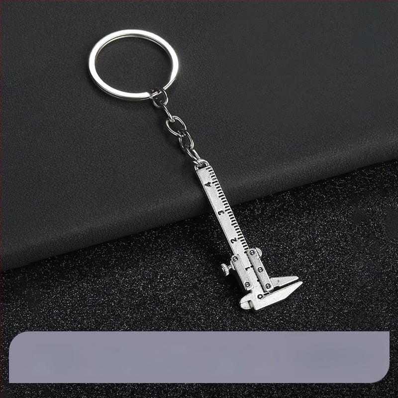 Пластмасов верниер калипер за домашно използване, миниатюрен измервателен инструмент за бижута и гривни, високопрецизен, със часовник