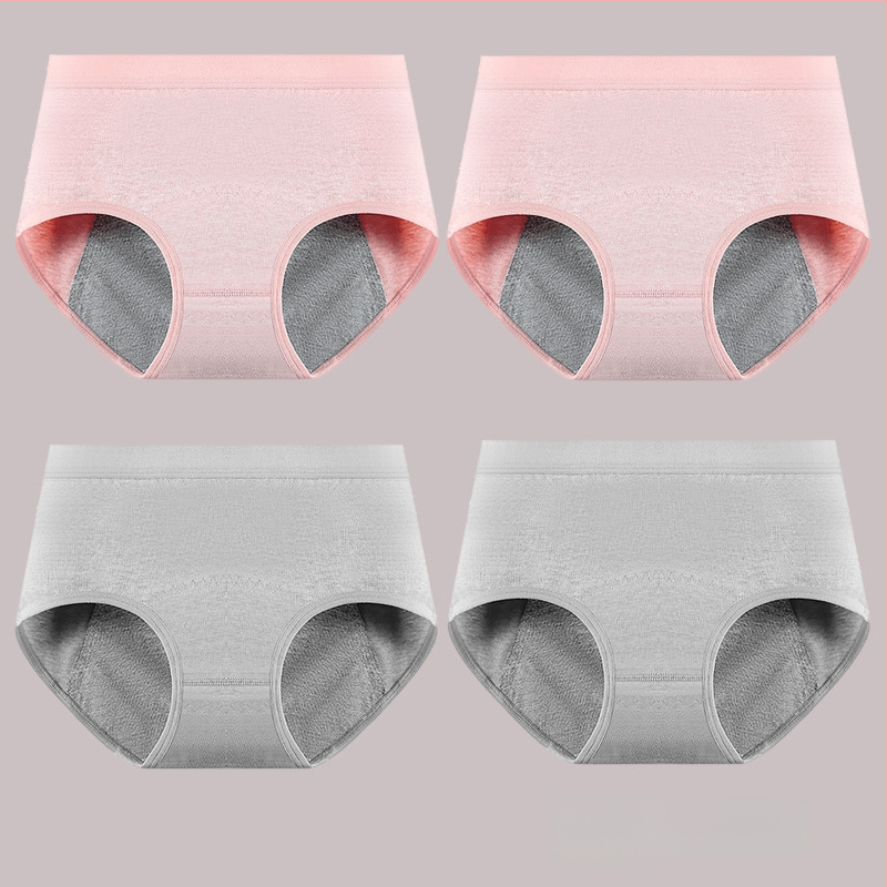 Vaikams skirtos medvilninės menstruacijų kelnaitės, aukštas liemuo, be siūlių, pagrindinis audinys 95% medvilnė, intarpas 100% medvilnė