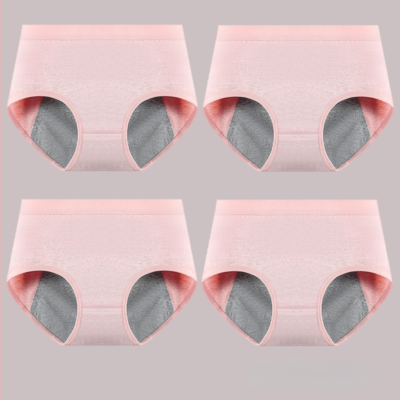 Vaikams skirtos medvilninės menstruacijų kelnaitės, aukštas liemuo, be siūlių, pagrindinis audinys 95% medvilnė, intarpas 100% medvilnė