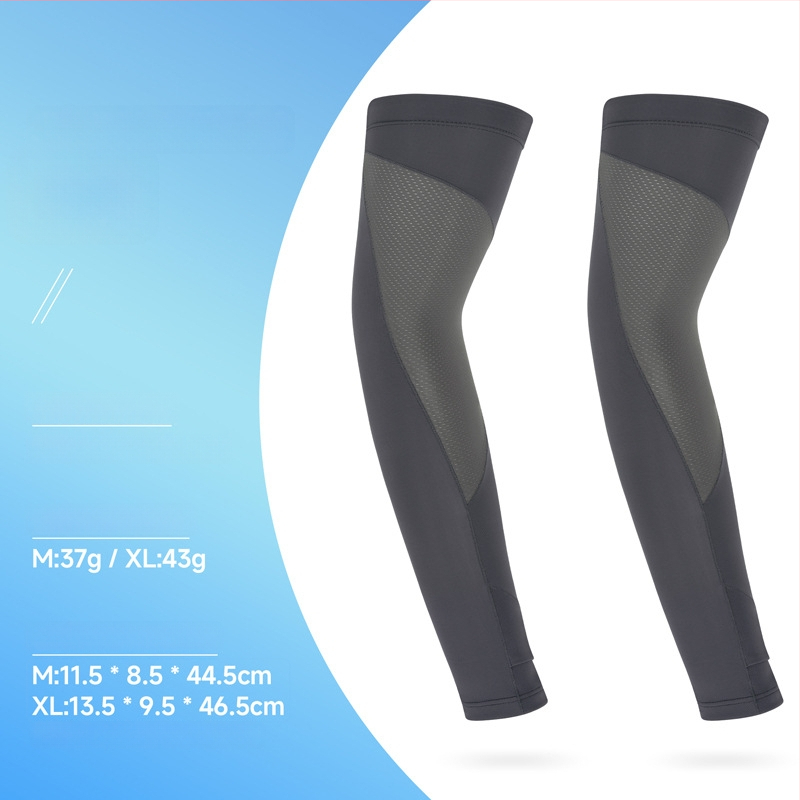 Išorinės UV apsaugos Ice Silk rankovės, skirtos dviračiui ir važiavimui, unisex, kvėpuojantis nailonas