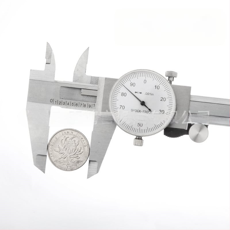 Dial tolómérő, 0-150 mm / 0-6 in, felbontás 0.001 in