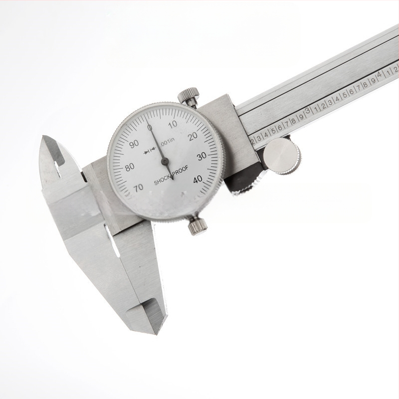 Dial tolómérő, 0-150 mm / 0-6 in, felbontás 0.001 in