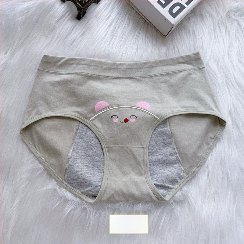 Barney higieninės kelnaitės menstruacijoms, nepralaidžios, 95% medvilnė, intymi juosta 100% medvilnė, vidutinio juosmens aukštis, paauglių mergaitėms