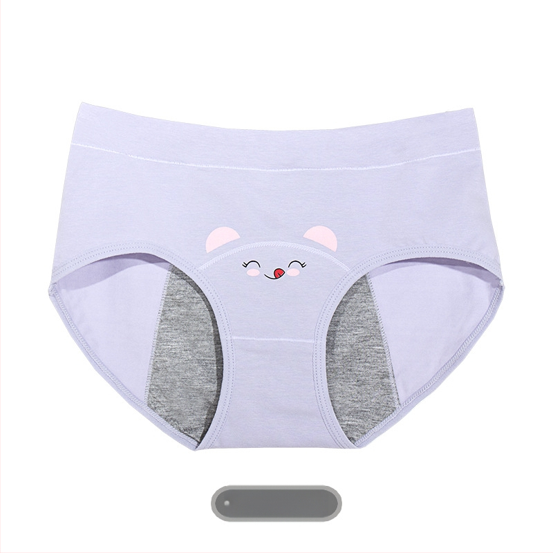 Barney higieninės kelnaitės menstruacijoms, nepralaidžios, 95% medvilnė, intymi juosta 100% medvilnė, vidutinio juosmens aukštis, paauglių mergaitėms