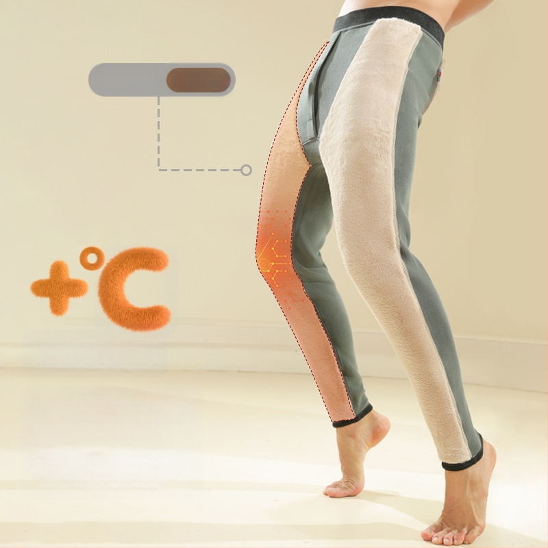 Fűtő nadrág fleece-beléssel (két rétegű; extra vastag 501–600 g/m²; 50–70% gyapjú; szélálló)