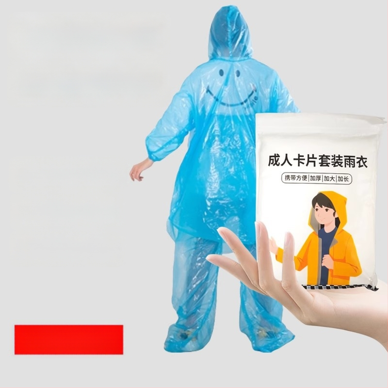 Kortų stiliaus lietaus pončas, EVA audinys, įprasto storio, tinkamas suaugusiems ir vaikams, žygiams