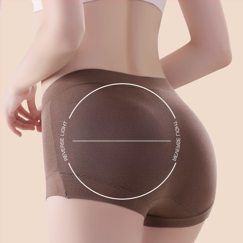 Moterų aukšto liemens medvilniniai apatiniai, kvėpuojantys, antibakteriniai, intarpas 100% medvilnė