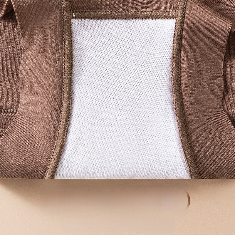 Moterų aukšto liemens medvilniniai apatiniai, kvėpuojantys, antibakteriniai, intarpas 100% medvilnė