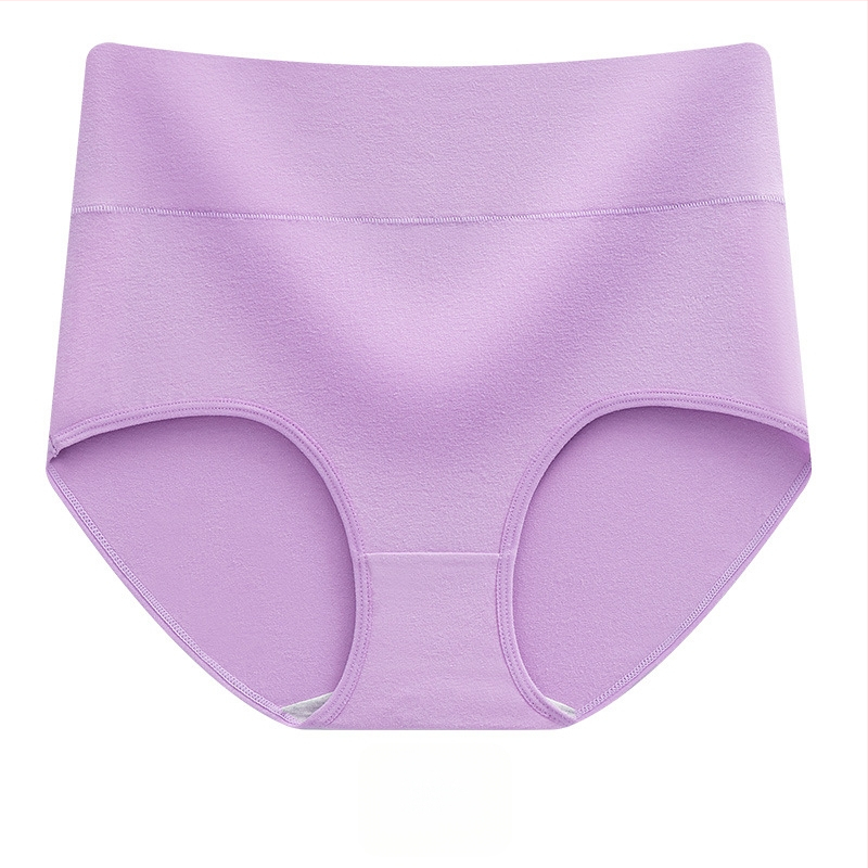 Aukštos juosmens moterų medvilninės kelnaitės – tamprus medvilnės audinys; medvilninė įdaila kirkšnies srityje; sėdmenų pakėlimas; kvėpuojančios; pilvo kontrolė