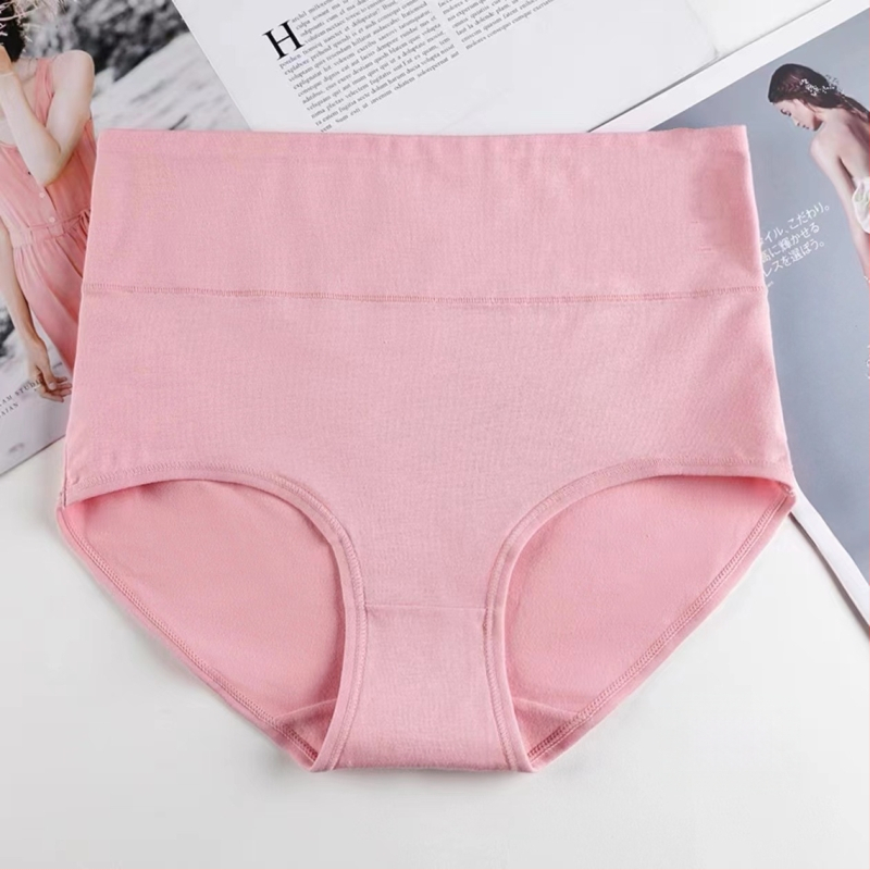 Aukštos juosmens moterų medvilninės kelnaitės – tamprus medvilnės audinys; medvilninė įdaila kirkšnies srityje; sėdmenų pakėlimas; kvėpuojančios; pilvo kontrolė