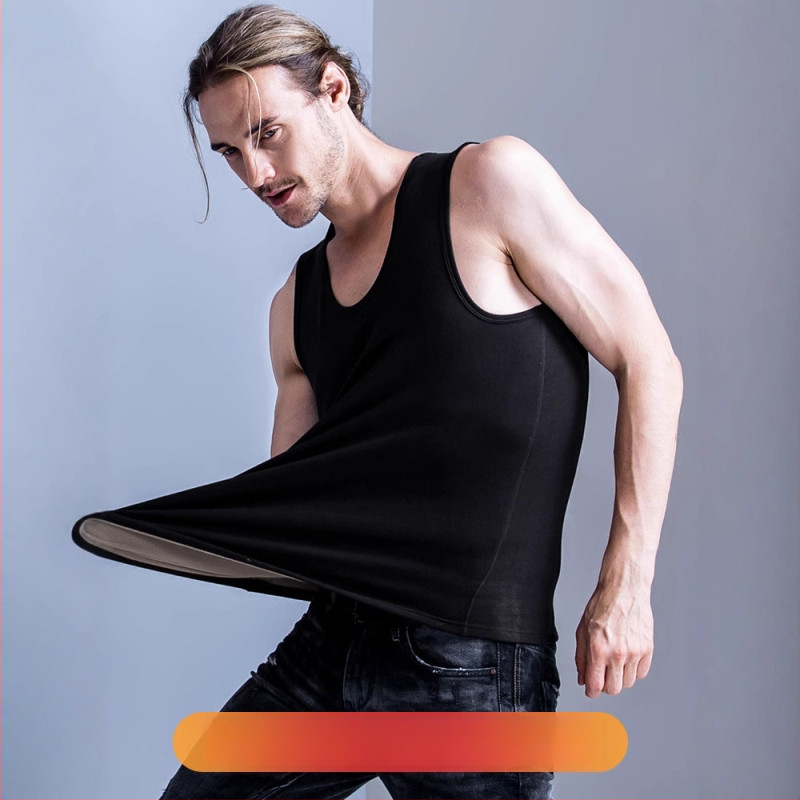 Polár belsővel ellátott sportmellény, szoros szabású, 90% poliészter, tél 2025, fiataloknak