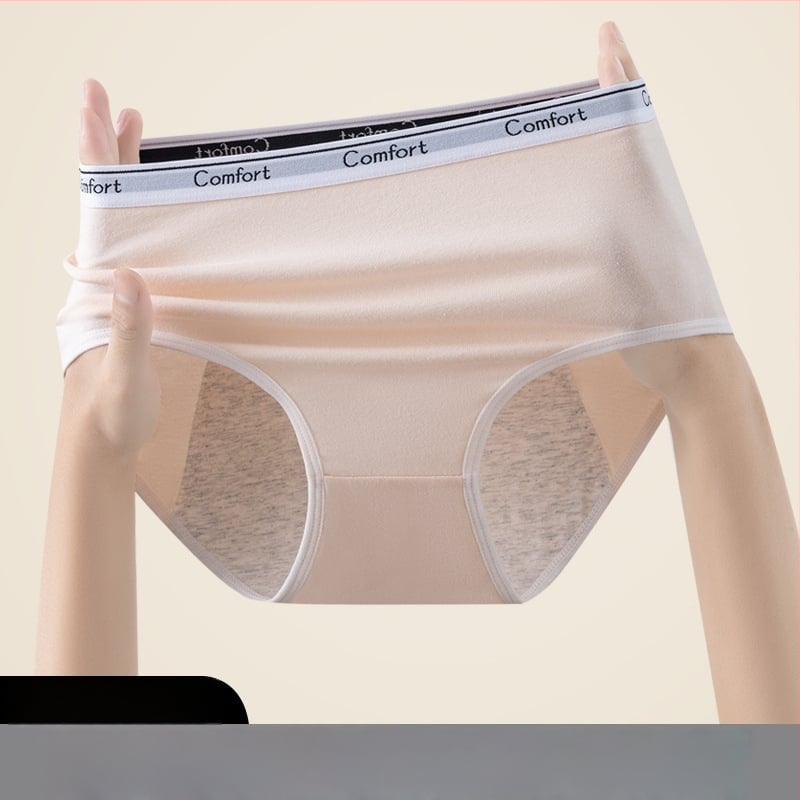 Moteriškos menstruacijų kelnaitės, aukštos liemens, pilnas klubų danga, antibakterinė medvilninė įdėkla, pagrindinis audinys 95–100% medvilnė