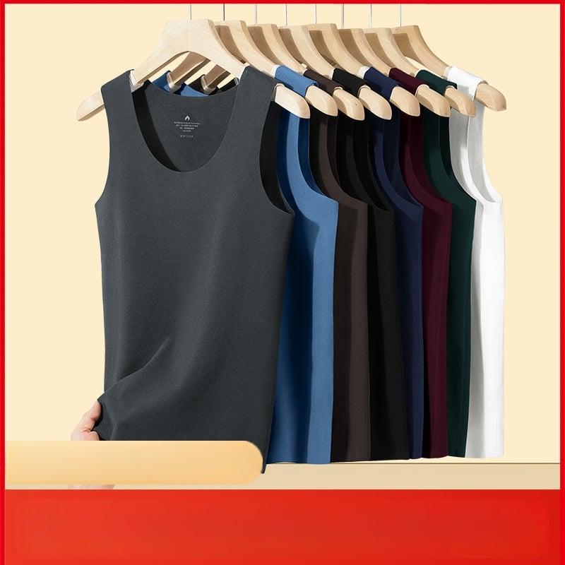 Mellény férfiaknak fleece-béléssel, 300 g, poliészter 92,5%, téli 2023