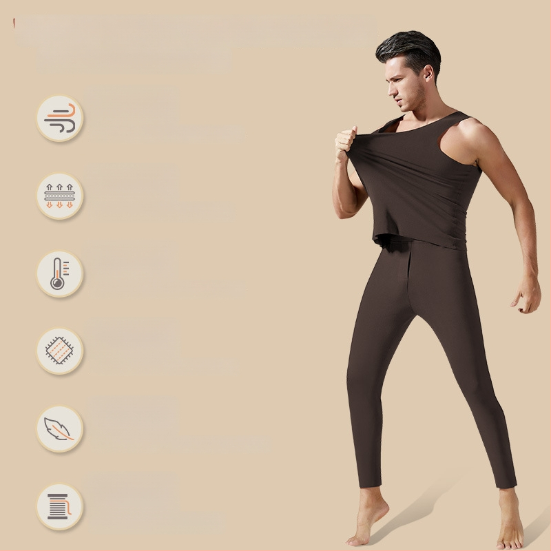 Mellény férfiaknak fleece-béléssel, 300 g, poliészter 92,5%, téli 2023