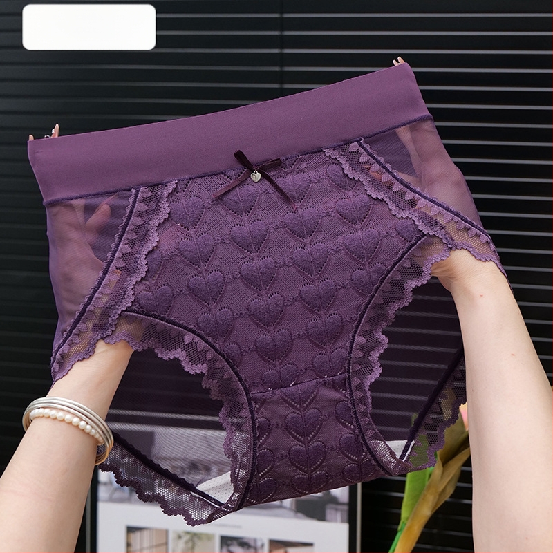 Meifei Caiyi Moterų vidutinio juosmens megztiniai iš medvilnės, antibakterinė intymi kišenė (viskozė 90–95%), kvėpuojantys, teksto raštas