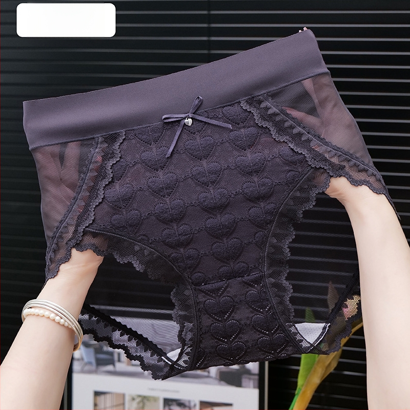 Meifei Caiyi Moterų vidutinio juosmens megztiniai iš medvilnės, antibakterinė intymi kišenė (viskozė 90–95%), kvėpuojantys, teksto raštas