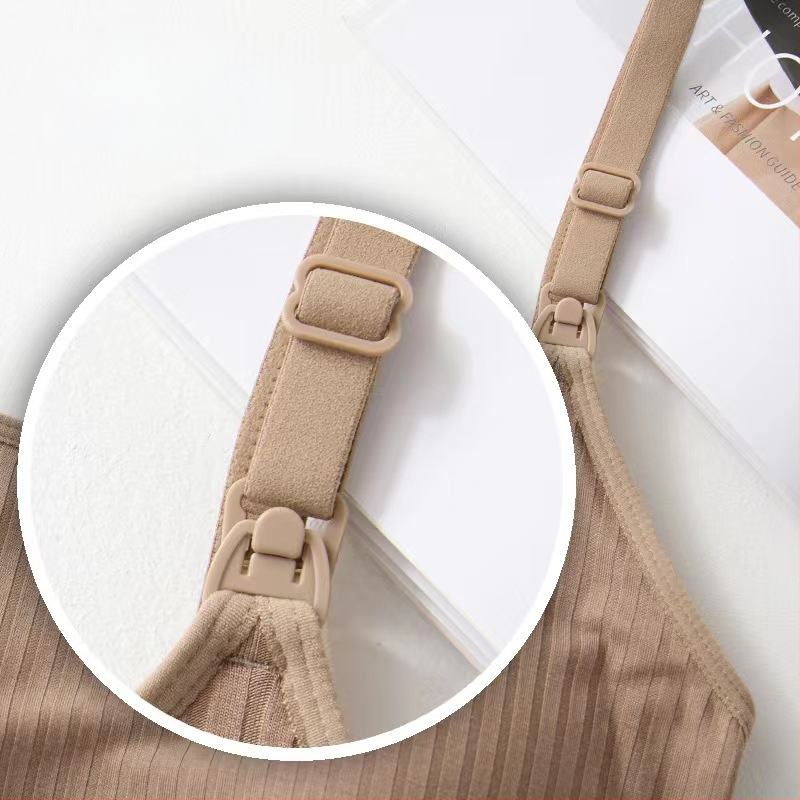 Žindymo palaidinė be rankovių su įmontuota krūties pagalvė, viskozė, vasara 2024